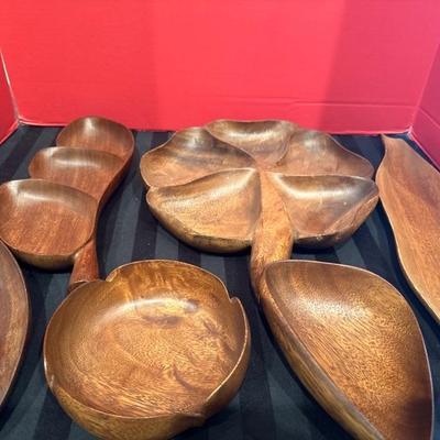 Lot 305 monkey pod serving trays