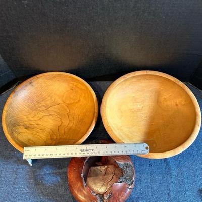 Lot 304 home decor Wood bowls