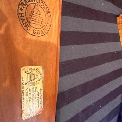 Lot 306 3 handcrafted wood items