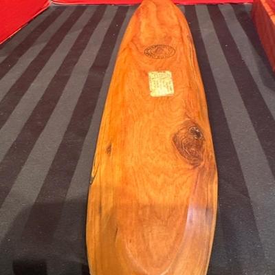 Lot 306 3 handcrafted wood items
