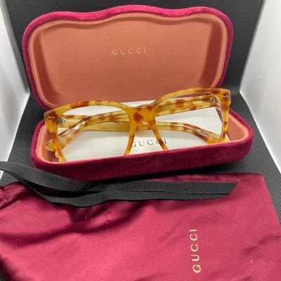Gucci glasses frames red velvet case