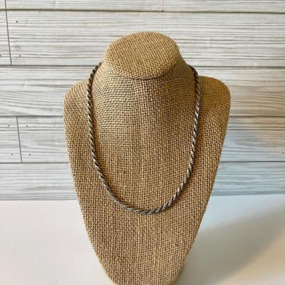 925 silver necklace rope chain