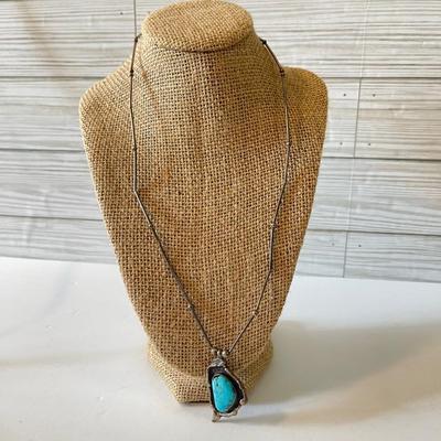 Turquoise pendant necklace - priced for pendant