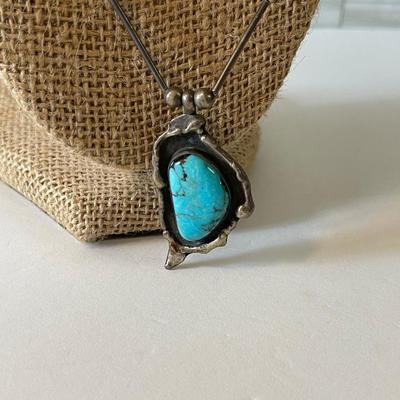 Turquoise pendant necklace - priced for pendant