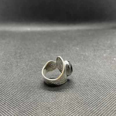 ATI Mexico 925 - vintage ring with black onyx