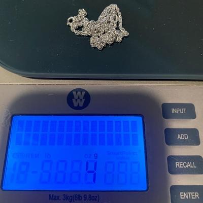 20â€ Sterling Necklace