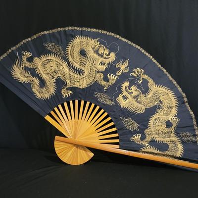 Dragon Fan and Hand-Painted Umbrella (D-DW)