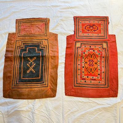 Traditional Thai Baby Carrying Embroidered Cotton Cloths (PB-RG)