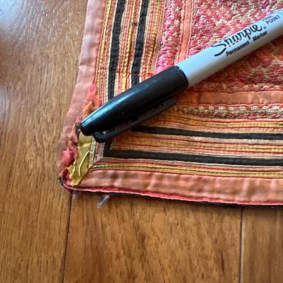 Traditional Thai Baby Carrying Embroidered Cotton Cloths (PB-RG)