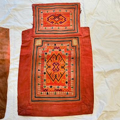 Traditional Thai Baby Carrying Embroidered Cotton Cloths (PB-RG)