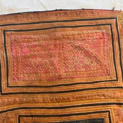 Traditional Thai Baby Carrying Embroidered Cotton Cloths (PB-RG)