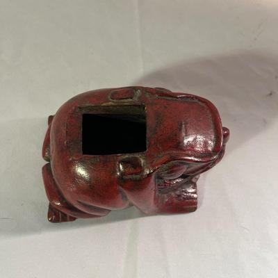 Two Carved Wooden Frogs (LR-MG)