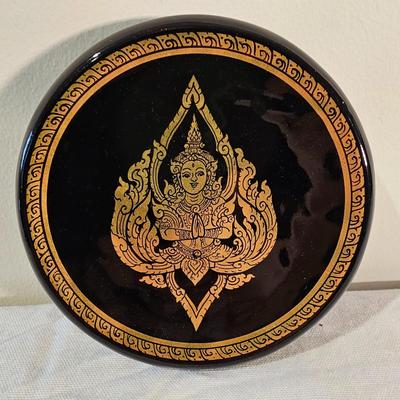 Asian Lacquered Tray & More (D-JS)