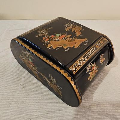 Asian Lacquered Tray & More (D-JS)