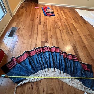 Pleated Traditional Cotton/Hemp/Dyed Batik Skirt (PB-RG)