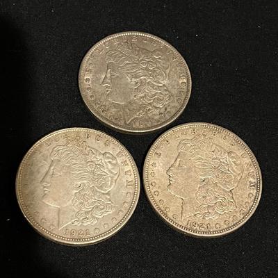 Morgan Silver Dollars, Kennedy Silver Dollars & More US Coins (LR-MG)