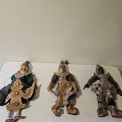 Set of Three Burmese Marionettes (D-JS)