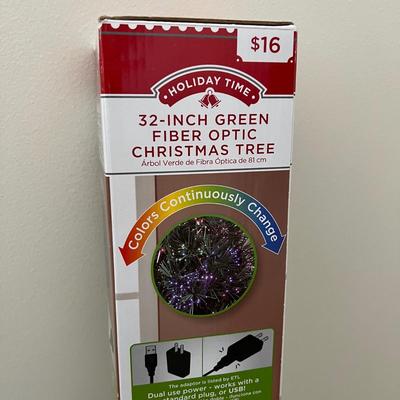 Christmas Decor: Fiber Optic Tree, Ornaments, & More (FL-MK)