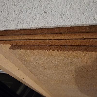 Two Sets of Black Metal Shelving (BS-JS)