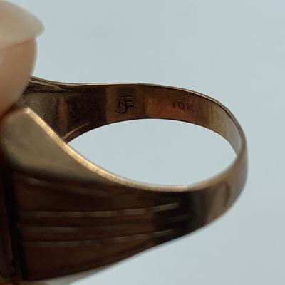 Two 10K Gold Rings (B1-HS)