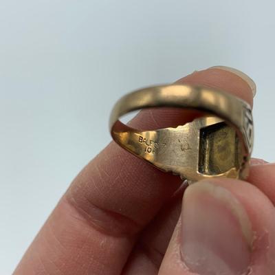 Two 10K Gold Rings (B1-HS)