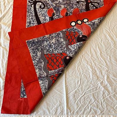 Modern Batik Fabric from Indonesia, incl. Signed Pieces (PB-RG)