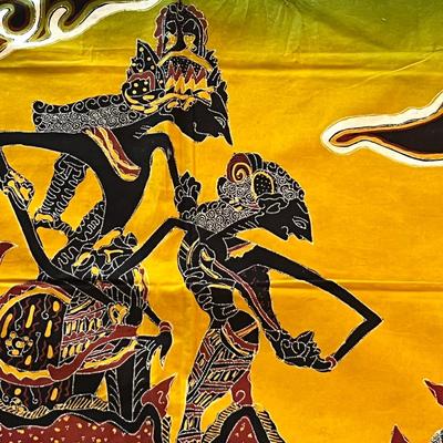 Modern Batik Fabric from Indonesia, incl. Signed Pieces (PB-RG)