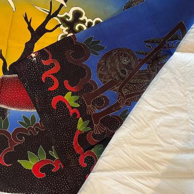 Modern Batik Fabric from Indonesia, incl. Signed Pieces (PB-RG)