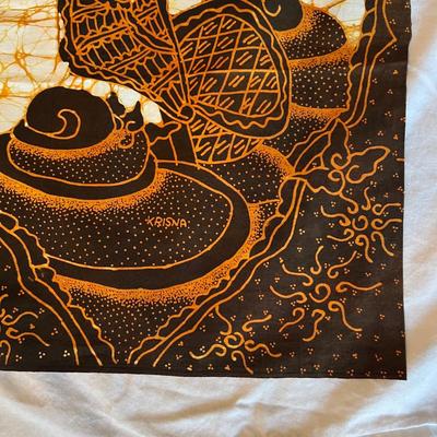 Modern Batik Fabric from Indonesia, incl. Signed Pieces (PB-RG)