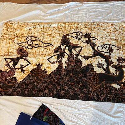Modern Batik Fabric from Indonesia, incl. Signed Pieces (PB-RG)