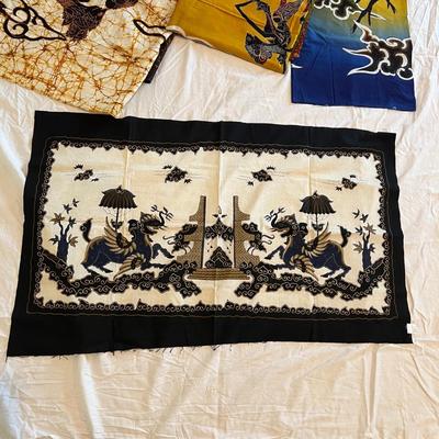 Modern Batik Fabric from Indonesia, incl. Signed Pieces (PB-RG)