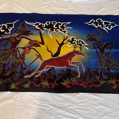 Modern Batik Fabric from Indonesia, incl. Signed Pieces (PB-RG)