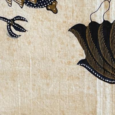 Modern Batik Fabric from Indonesia, incl. Signed Pieces (PB-RG)