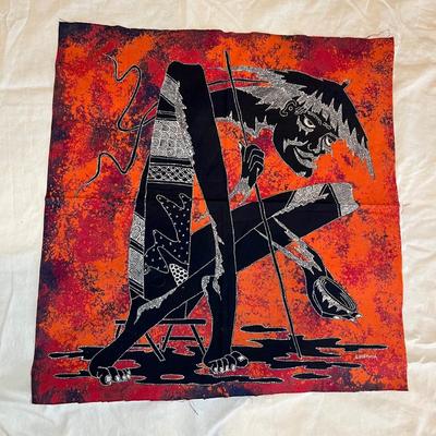 Modern Batik Fabric from Indonesia, incl. Signed Pieces (PB-RG)