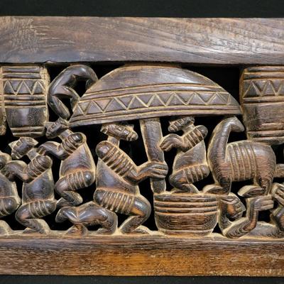 Primitive-Style Indonesian Wall Carving (BS-DW)