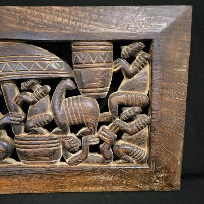 Primitive-Style Indonesian Wall Carving (BS-DW)