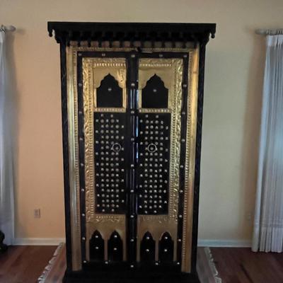 Large Decorative Asian Style Armoire (LR-MG)