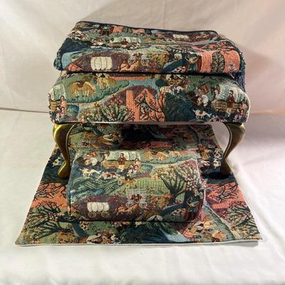 Footstool With Matching Table Runner, Door Stop and More (LR-MG)