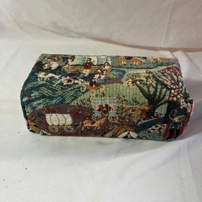 Footstool With Matching Table Runner, Door Stop and More (LR-MG)