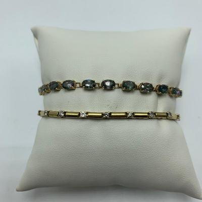 Two 14K Bracelets, including Diamonds (B1-HS)