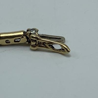 Two 14K Bracelets, including Diamonds (B1-HS)