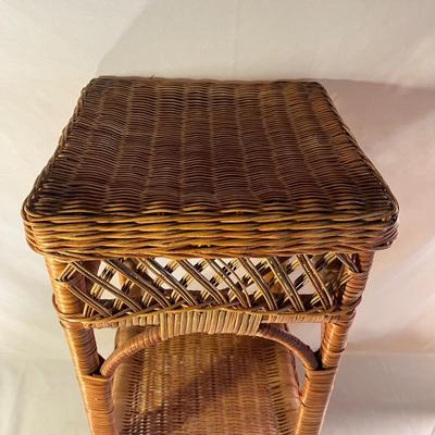 Wicker Planter & Plant Stand (LR-MG)