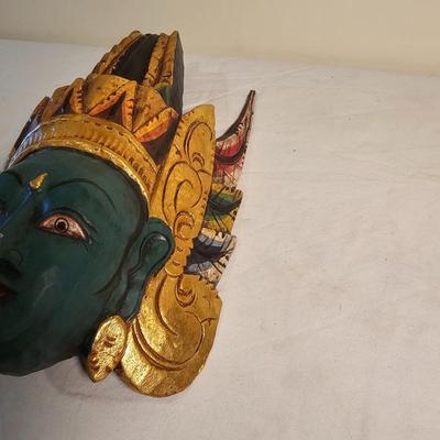 Carved Indonesian Wooden Masks (BS-JS)