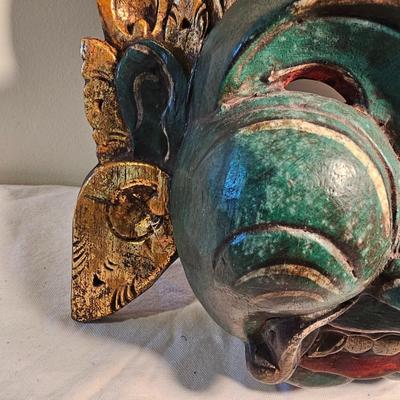 Carved Indonesian Wooden Masks (BS-JS)