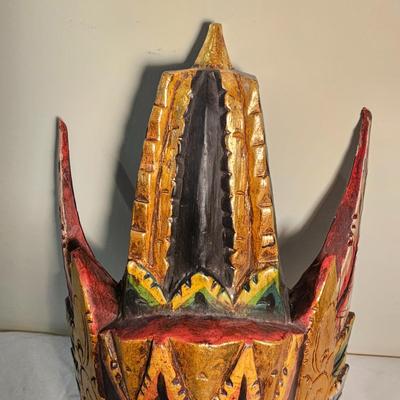 Carved Indonesian Wooden Masks (BS-JS)