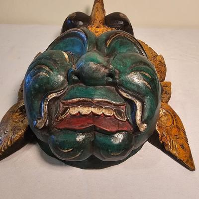 Carved Indonesian Wooden Masks (BS-JS)