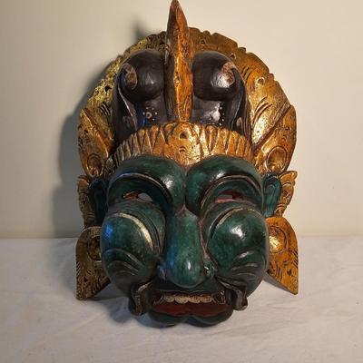 Carved Indonesian Wooden Masks (BS-JS)