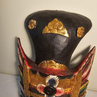 Carved Indonesian Wooden Masks (BS-JS)