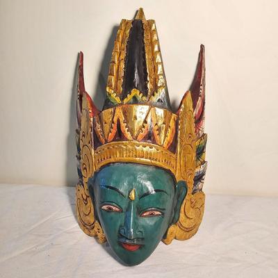 Carved Indonesian Wooden Masks (BS-JS)