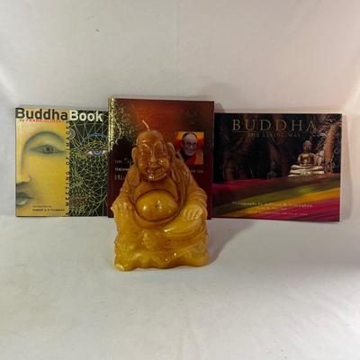 Buddha Candle & Books (LR-MG)